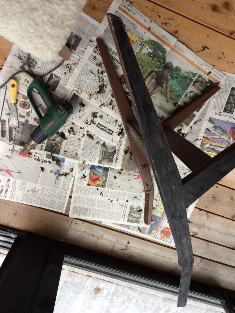 Maalin poisto kuumailmapuhaltimella, MindyJBlog