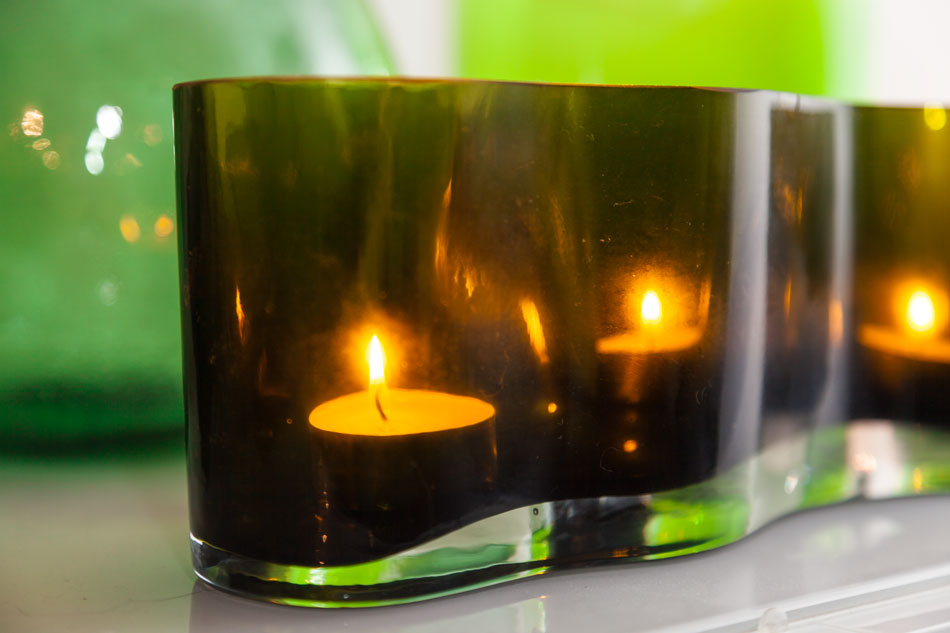 Muurlan vihreä lasiesine MindyJBlog