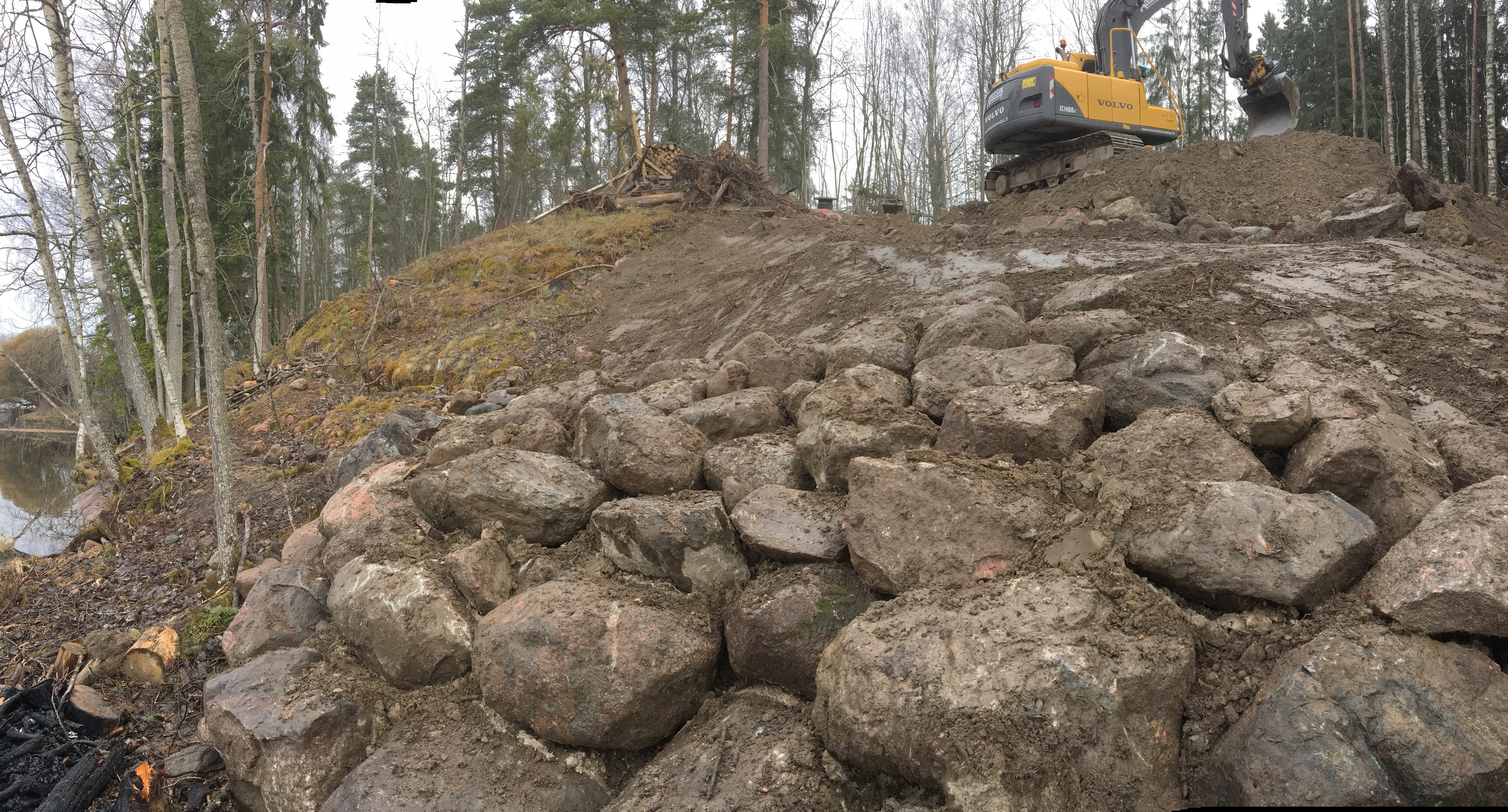 Maansiirtotyöt ja perustukset