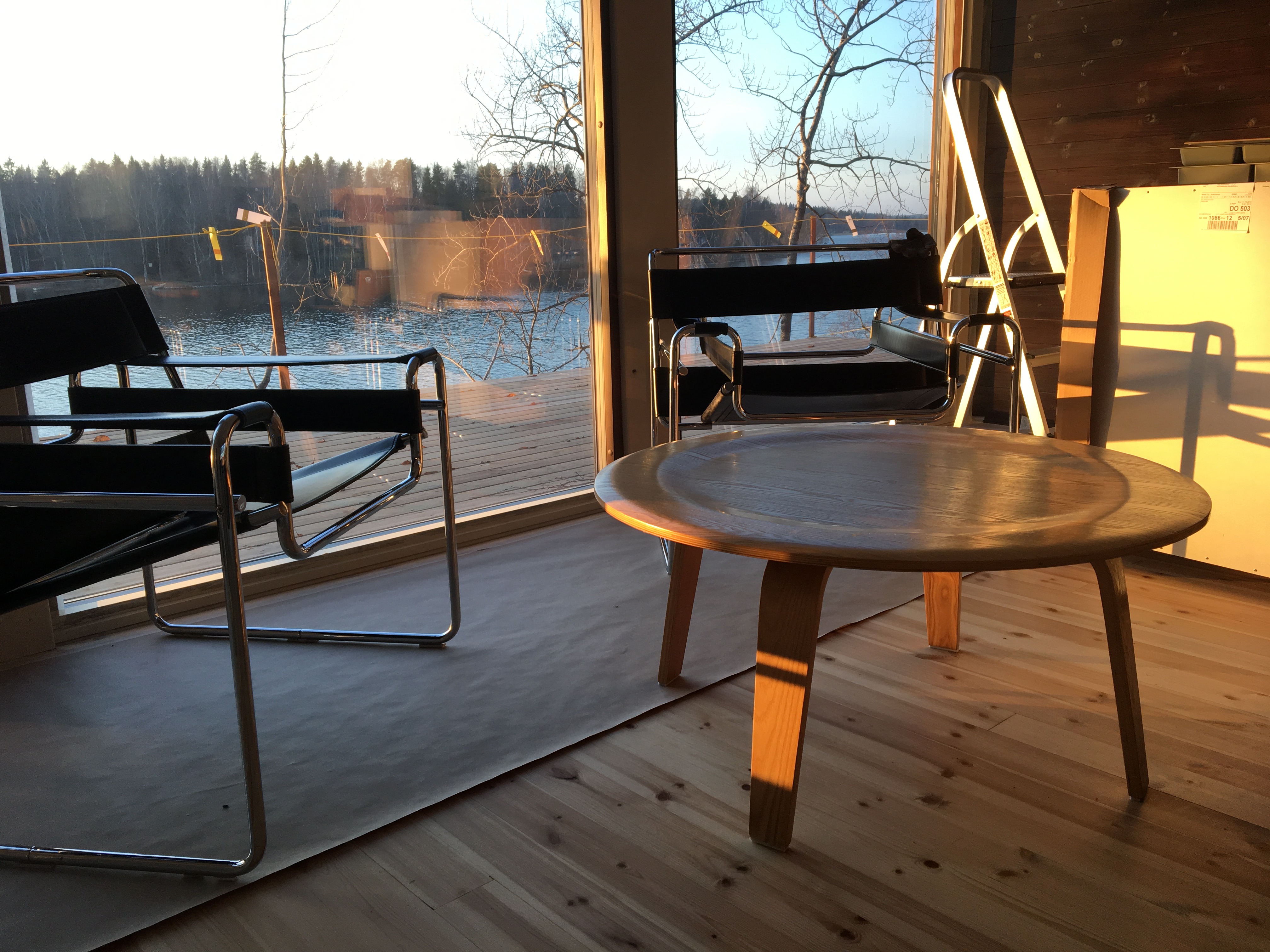 Wassily tuoli verhoilumateriaali paksu nahka