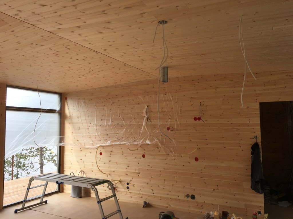 Värikokeiluja ja katon maalausta, MindyJBlog