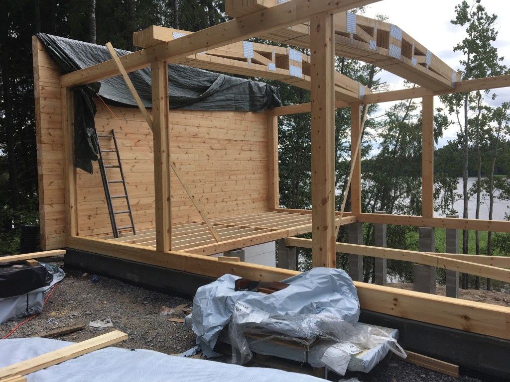 Kattotuolit on nostettu harjan päälle, MindyJBlog