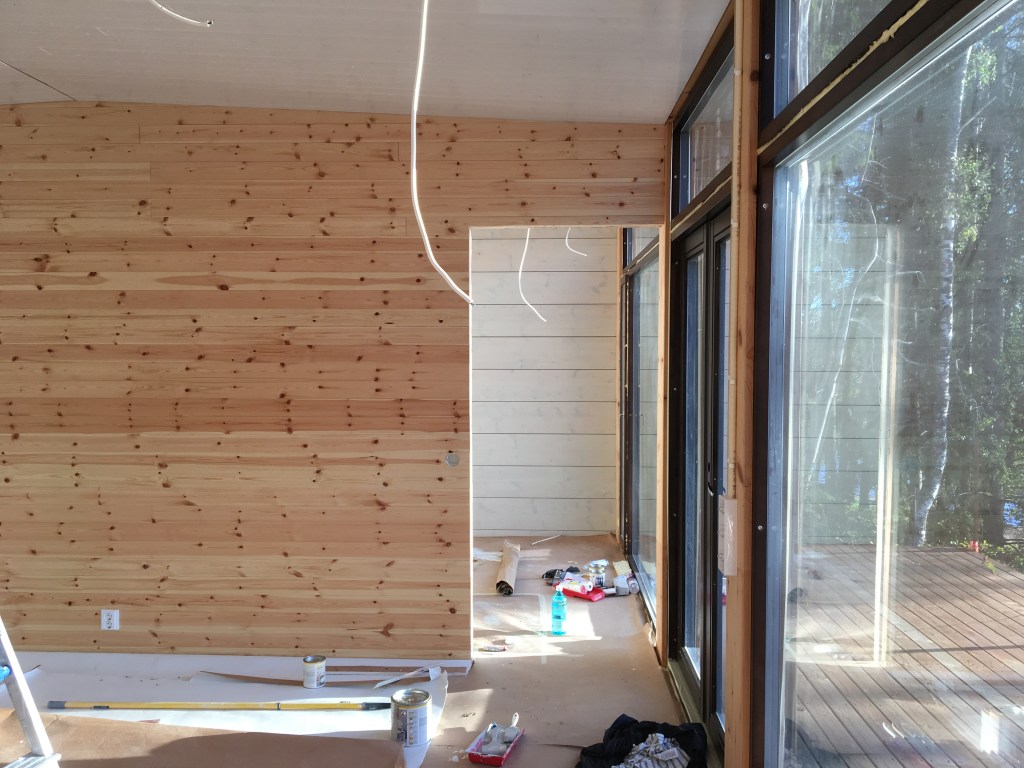 Seinien ja katon maalaus, Glass House, MindyJBlog