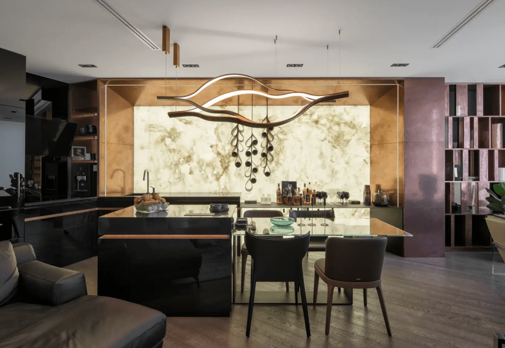 Maskuliinen tyyli, sisustussuunnittelu, mood board, A Modern Masculine Interior From Ukraine, Dwell.com